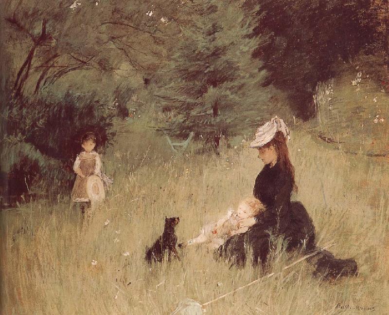 Berthe Morisot Meadow oil painting picture